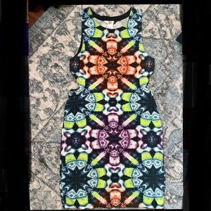 Funky Dolce Vida body con high neck cut out dress